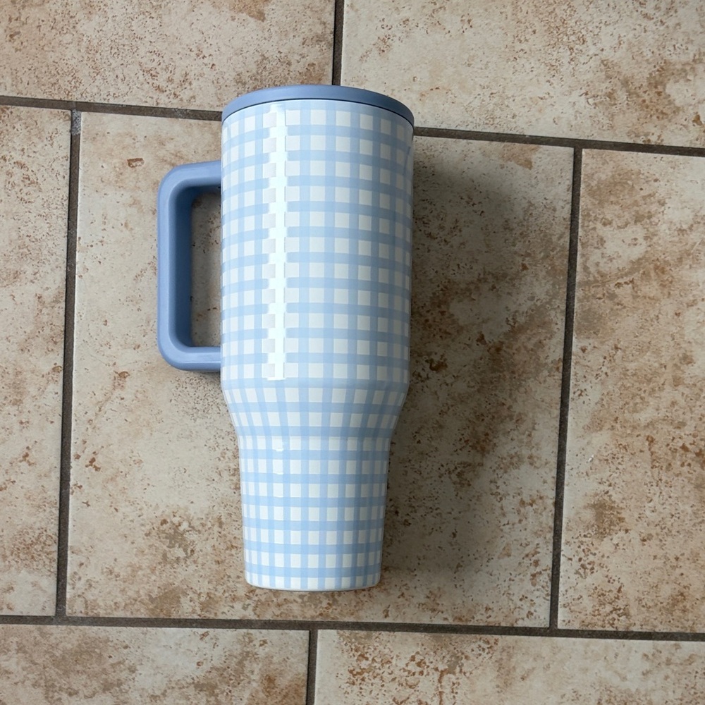 HydroJug Traveler 40oz Cloud Nine (light blue gingham)